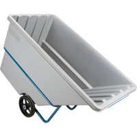Chariot basculeur en acier, Poly&eacute;thyl&egrave;ne, 1,1 vg³, Capacit&eacute; de charge de 2000 lb Cintas