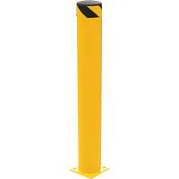 Butoir de s&eacute;curit&eacute;, Acier, 48" h x 6,5" la, Jaune Cintas