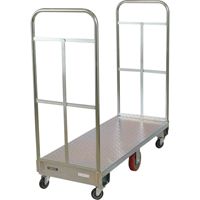 U-Boat Platform Truck, 60" L x 24" W, 1750 lbs. Capacity, Polyurethane Casters Cintas