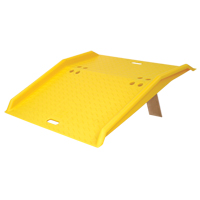 Portable Poly Hand Truck Dock Plate, 750 lbs. Load Capacity, 36" L x 35" W x 5" H Cintas