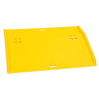 Portable Poly Hand Truck Dock Plate, 750 lbs. Load Capacity, 36" L x 48" W x 5" H Cintas