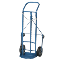 Professional Gas Cylinder Truck CC-1, Mold-on Rubber Wheels, 9" W x 7-1/4" L Base, 250 lbs. Cintas