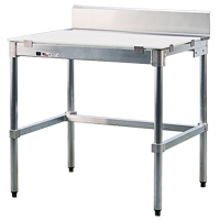 Poly-Top Workbench, 36" W x 24" D x 35-1/2" H, 2000 lbs. Capacity Cintas