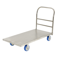 Platform Truck, 48" L x 24" W, 2000 lbs. Capacity, Polyurethane Casters Cintas