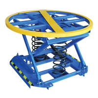 Spring-Operated Pallet Lifter, 43-5/8" L x 43-5/8" W, 4400 lbs. Cap. Cintas