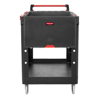 Chariot utilitaire robuste et polyvalent, 2 tiers, 25-1/5" x 36" x 51-1/2", Capacit&eacute; 500 lb Cintas