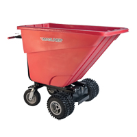 Chariot &agrave; bascule motoris&eacute;, Capacit&eacute; 13.5 cu.ft., 45" h x 33-1/2" la x 68" p Cintas