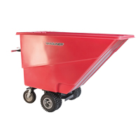 Chariot &agrave; bascule motoris&eacute;, Capacit&eacute; 27 cu. ft., 51" h x 81" la x 33" p Cintas