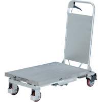 Manual Hydraulic Scissor Lift Table, 27-1/2" L x 17-5/8" W, Partial Stainless Steel, 400 lbs. Capacity Cintas