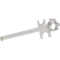 Cl&eacute; pour baril, Ouverture de 3/4"/2", Poign&eacute;e 9-1/2", Acier inoxydable Cintas