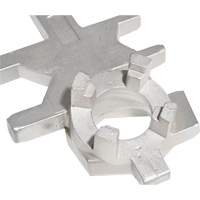 Cl&eacute; pour baril, Ouverture de 3/4"/2", Poign&eacute;e 9-1/2", Acier inoxydable Cintas