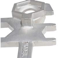 Cl&eacute; pour baril, Ouverture de 3/4"/2", Poign&eacute;e 9-1/2", Acier inoxydable Cintas