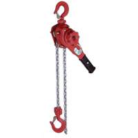 VQ Series Super Light Lever Hoist, 10' Lift, 2300 lbs. (1.6 tons) Capacity, Zinc Chain Cintas