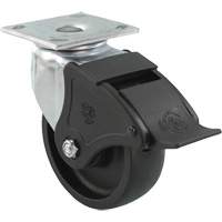 Emaxx RollX Wow Caster, Swivel with Brake, 4" (101.6 mm), Nylon, 1200 lbs. (544.3 kg.) Cintas