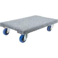 Socles roulants en bois franc pour usage moyen, Roues en Polyol&eacute;fine, Capacit&eacute; de 900 lb, 18" la x 24" p x 7" h Cintas