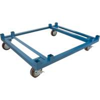 Dolly for Open Mesh Container, 40.5" W x 34-1/2" D x 10" H, 3000 lbs. Capacity Cintas