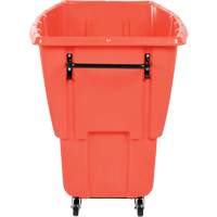 Chariot basculeur, Poly&eacute;thyl&egrave;ne, 0,5 vg³, Capacit&eacute; de charge de 450 lb Cintas