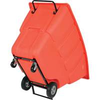 Chariot basculeur, Poly&eacute;thyl&egrave;ne, 0,5 vg³, Capacit&eacute; de charge de 450 lb Cintas