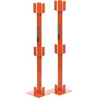 ProGuards Temporary Guard Rail Posts, 8" W x 39" H, Orange Cintas