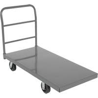 Platform Truck, 48" L x 24" W, 2000 lbs. Capacity, Rubber Casters Cintas