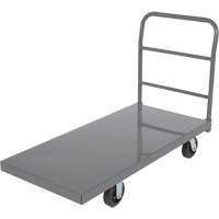 Platform Truck, 48" L x 24" W, 2000 lbs. Capacity, Rubber Casters Cintas