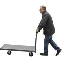 Platform Truck, 48" L x 24" W, 2000 lbs. Capacity, Rubber Casters Cintas