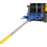 Forklift Carpet Pole, 108-1/2" Length, Fork Mount, 2500 lbs. Capacity Cintas