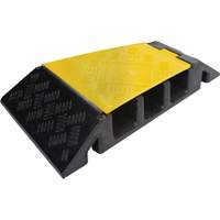 Powerhouse Heavy-Duty Right Turn Cable Protector, 3 Channels, 12" L x 19.75" W x 3" H Cintas