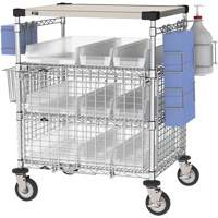 PPE Check-In Station, Stainless Steel, 43" x 40" x 24", 900 lbs. Capacity Cintas