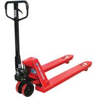 Pallet Truck with Polyurethane Wheels, Steel, 48" L x 27" W, 5500 lbs. Capacity Cintas