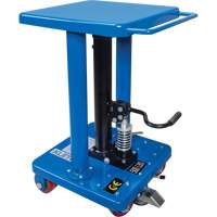 Hydraulic Work Table, 18" L x 18" W, Steel, 500 lbs. Capacity Cintas