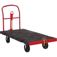 Towable Platform Cart, 64-1/4" L x 30-1/2" W, 2500 lbs. Cap., Polyolefin Wheels Cintas
