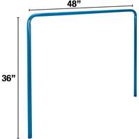 Support vertical de 36" x 48" pour chariot &agrave; panneaux Cintas