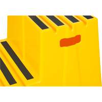 Escabeau industriel, 2 marches, 26" x 22-7/16" x Hauteur 19-11/16" Cintas