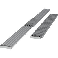 Planche de travail t&eacute;lescopique, 156" la x 12" pr, Capacit&eacute; de 250 lb, D&eacute;mont&eacute; Cintas