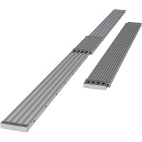 Planche de travail t&eacute;lescopique, 204" la x 12" pr, Capacit&eacute; de 250 lb, D&eacute;mont&eacute; Cintas