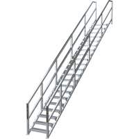 Syst&egrave;me d'escalier modulaire pour la construction de 17-21 marches SmartStairs, 157-1/2" ha Cintas
