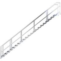 Syst&egrave;me d'escalier modulaire pour la construction de 17-21 marches SmartStairs, 157-1/2" ha Cintas