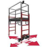 Complete Motorized Buildman 6' Baker Scaffold Kit, 31" D x 118-3/4" H Cintas