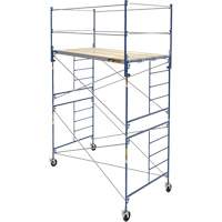 Complete Scaffold Tower with Casters, 66-2/10" D x 177-1/2" H Cintas