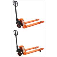 Transpalettes hydrauliques &agrave; profil bas, 48" lo x 20,5" la, Capacit&eacute; de 3300 lb Cintas