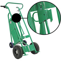 Powered Drum Hand Truck with Pneumatic Wheels Cintas