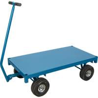 Chariot de ramassage &agrave; plateforme pour l'ext&eacute;rieur, 24" la x 48" la x Capacit&eacute; 1000 lb Cintas