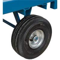 Chariot de ramassage &agrave; plateforme pour l'ext&eacute;rieur, 24" la x 48" la x Capacit&eacute; 1000 lb Cintas