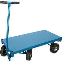Chariot de ramassage &agrave; plateforme pour l'ext&eacute;rieur, 24" la x 48" la x Capacit&eacute; 1000 lb Cintas