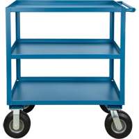 Outdoor Shelf Cart, 3 Tiers, 24" W x 39" H x 39" D, 1200 lbs. Capacity Cintas