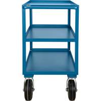 Outdoor Shelf Cart, 3 Tiers, 24" W x 39" H x 39" D, 1200 lbs. Capacity Cintas