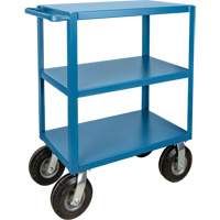 Outdoor Shelf Cart, 3 Tiers, 18" W x 39" H x 33" D, 1200 lbs. Capacity Cintas