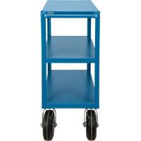Outdoor Shelf Cart, 3 Tiers, 18" W x 39" H x 33" D, 1200 lbs. Capacity Cintas