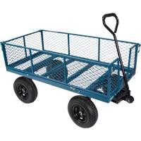 Wagon avec c&ocirc;t&eacute;s rabattables, 24" la x 48" la x Capacit&eacute; 800 lb Cintas